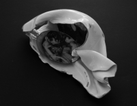 cm 60x50x50 céramique,estampe,miroi