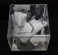 cm 30x30x30 céramique,estampe,miroi