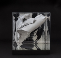 cm 30x30x30 céramique,estampe,miroi