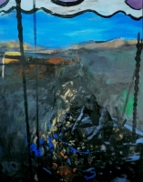 cm73x92 oil on canvas #